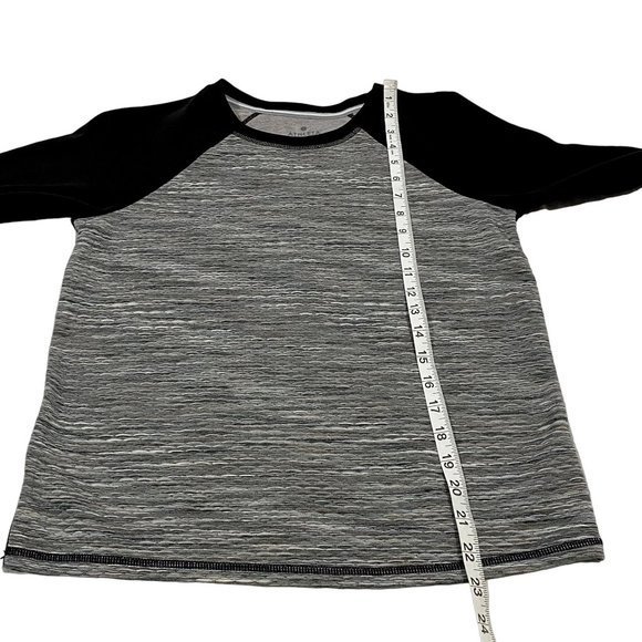 Athleta Snowscape Quilted Pullover Shirt Black and Gray Size XS - Picture 7 of 7